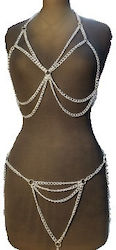 Women's Set Of Chains Silver