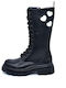 Kids Boots with Zipper Black