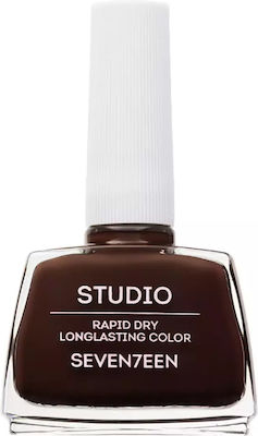 Seventeen Studio Rapid Dry Lasting Color Gloss Ojă de Unghii Uscare rapidă Maro 207 12ml