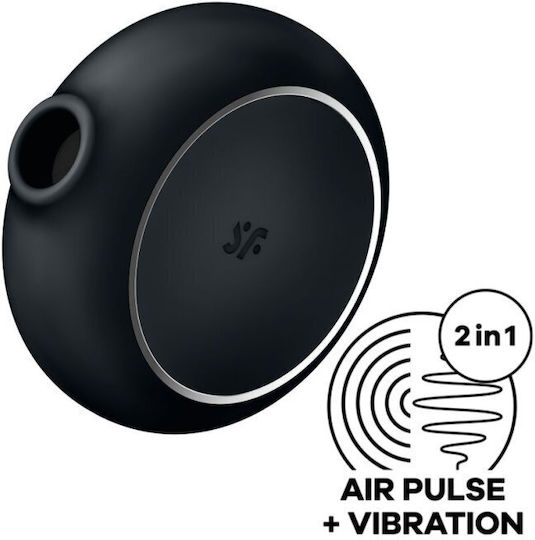 Satisfyer Pro To Go 3 Αναρροφητής Αιδοίου με Δόνηση Air Pulse Stimulator & Vibrator Black