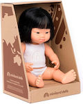 Miniland Baby Doll Ασιάτισσα με Σύνδρομο Down for 10m+ Years Old 38 cm.