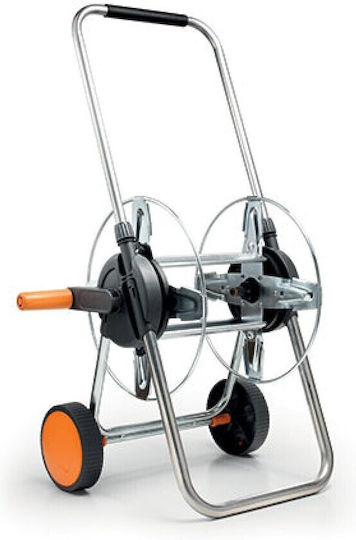 G.F Idea Premium Wheeled Garden Hose Box for Hose up to 60m with Rewind Handle