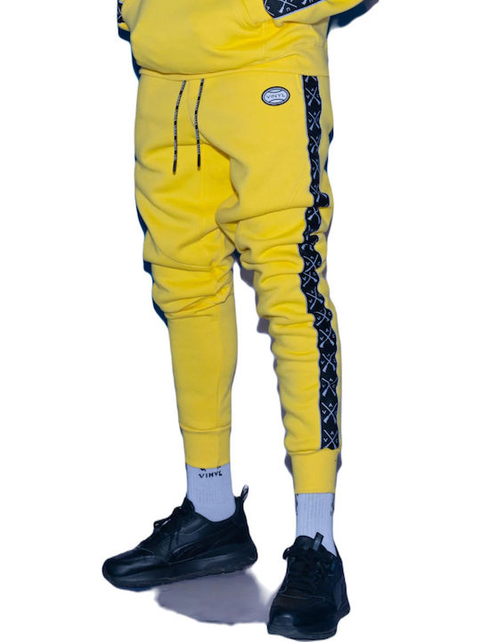 Sweatpants with Elastic Yellow
