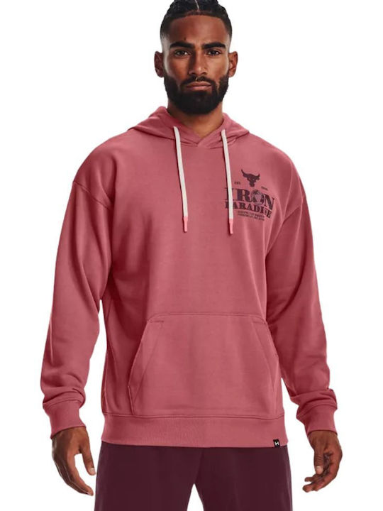 Under Armour Project Rock Terry Φούτερ με Κουκο...
