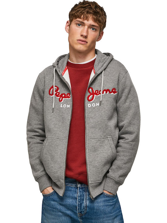 Pepe Jeans Lamont Cardigan With Hood Dark Grey ...