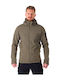 Χειμωνιάτικο Μπουφάν Softshell Αδιάβροχο και Αντιανεμικό Χακί