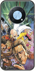 One Punch Man Huawei Nova Y90 Black TPU (Μαύρη Σιλικόνη)