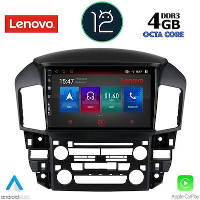 Lenovo Car Audio System for Lexus RX RX 300 1998-2003 (Bluetooth/USB/AUX/WiFi/GPS/CD) with Touch Screen 9"