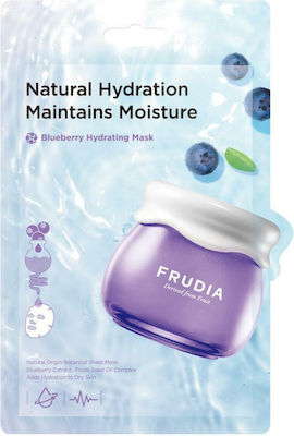 Frudia Blueberry Gesichtsmaske für das Gesicht für Feuchtigkeitsspendend 20ml