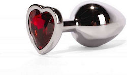 X-Men Secret Shine Metal Anal Plug Small Red