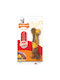 Nylabone Extreme Texture Bone Toy Dog Chewable with Flavor Cheese and Beef Small 1pcs