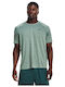 Under Armour Tech 2.0 Αθλητικό Ανδρικό T-shirt Fresco Green//Black Μονόχρωμο