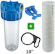Atlas Filtri 3P AFO SX Senior Plus Water Filtration System Single Under Sink / Central Supply Micron 3/4'' with Replacement Filter Atlas Filtri FA 10 SX 25 μm 80216471571577
