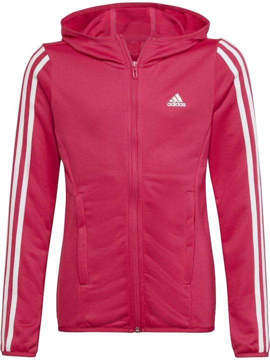 adidas Παιδική Ζακέτα Φούτερ Φούξια