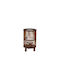 Atmosphera Lantern Wooden Tabletop Brown 17x17x27εκ. 1pcs