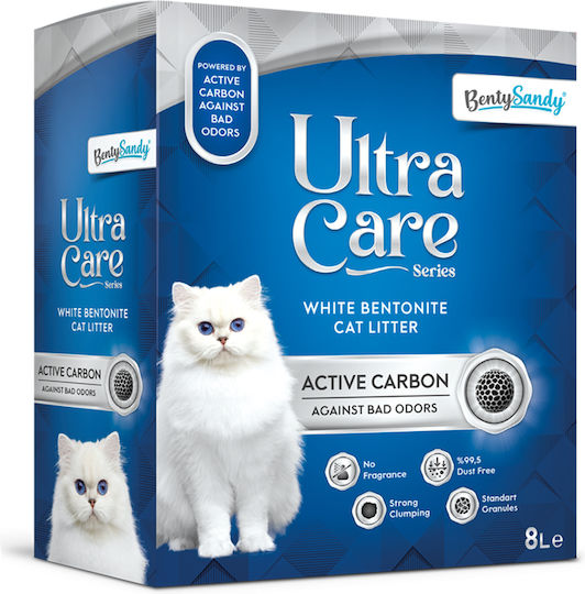 Bentysandy Ultra Care Active Carbon Bentonit Katzenstreu 8Es