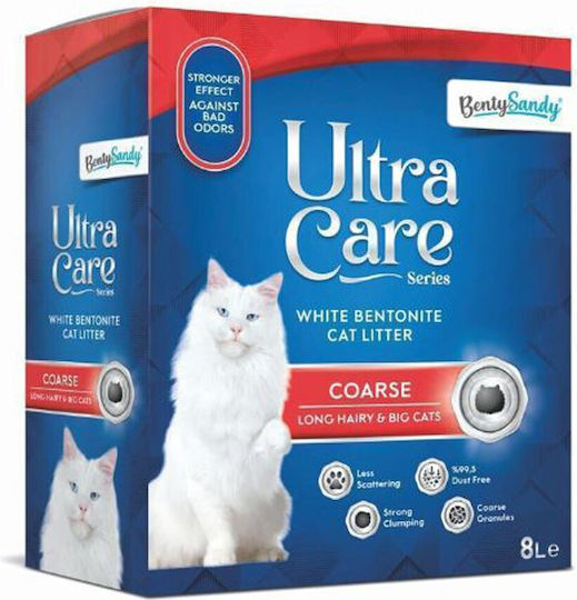 Bentysandy Ultra Care Coarse Бентонитен котешки пясък Грубо зърно 8лт