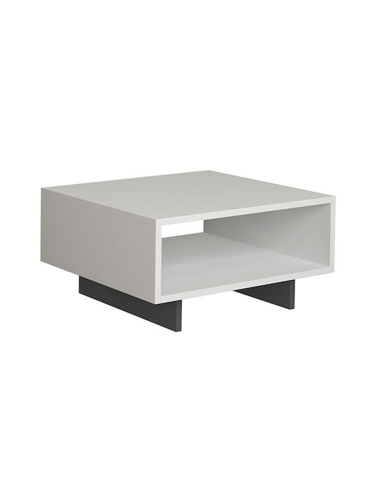 Square Coffee Table Hola White / Charcoal L60xW...