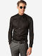 Long Sleeve Shirt In Narrow Fit Black