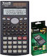 TooR Toor Calculator Scientific Pocket 12 Digits in Black Color 1pcs