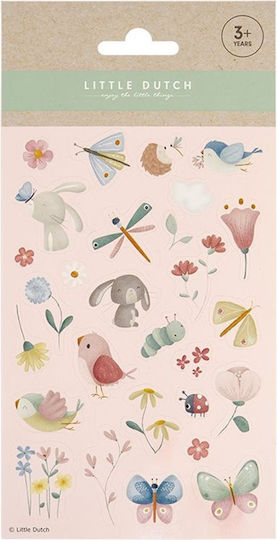 Little Dutch Αυτοκόλλητα Flowers & Butterflies 28τμχ