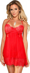 Subblime Babydoll with Bows Red D-220752