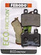 Ferodo Motorcycle Brake Pads Eco Friction Peugeot Elyseo 150 for Yamaha XT 125