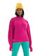 Only Women's Long Sleeve Sweater Fuchsia