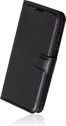 Naxius Synthetic Leather Book Black (Poco C40)