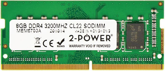 Crucial DDR4 με Module 1x8GB και Ταχύτητα 3200 για Laptop