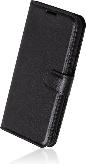 Naxius Book Δερματίνης Μαύρο (Vivo Y76 5G)