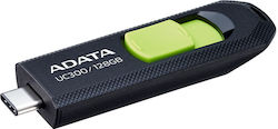 Adata UC300 32GB USB 3.2 Stick με σύνδεση USB-C Μαύρο