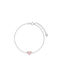 Marea Kids Silver Chain Bracelet with Heart for Girl