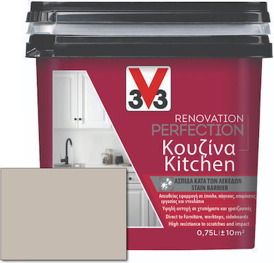 V33 Renovation Perfection Kitchen Kreide Farbe Weiß 750ml