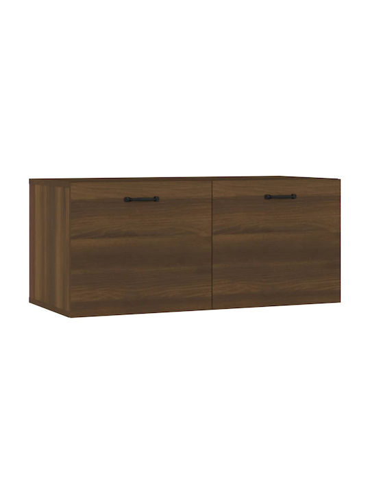 Kabinett Wand Brown Oak 80x35x36.5cm