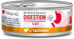 Disugual Metabolic Balance Digestion Nasses Katzenfutter für Katze in Dose mit Türkei 85gr DSVECT04