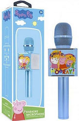 OTL Karaoke-System mit einem Drahtlosen Mikrofon Peppa Pig PP0886 in Blau Farbe