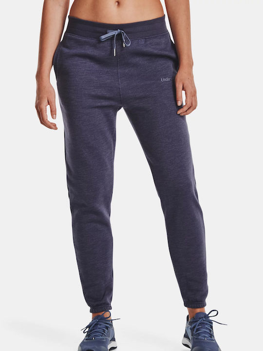 Under Armour Παντελόνι Φόρμας με Λάστιχο Navy Μπλε