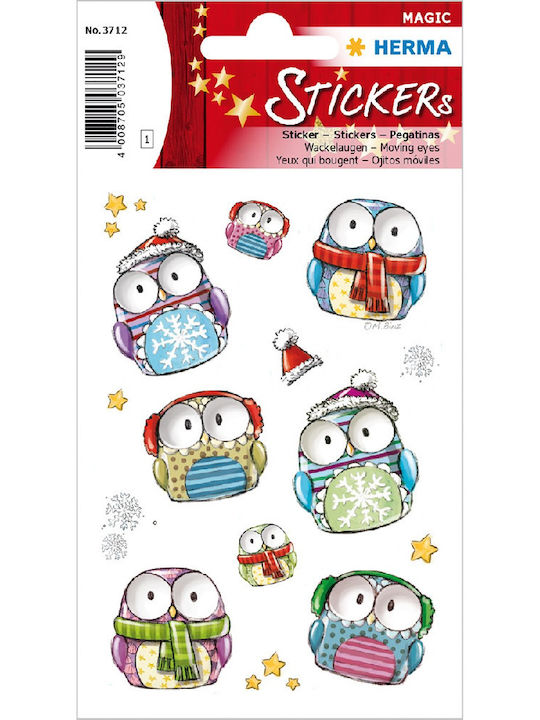Herma Χριστουγεννιάτικα Велкро Winter Owls