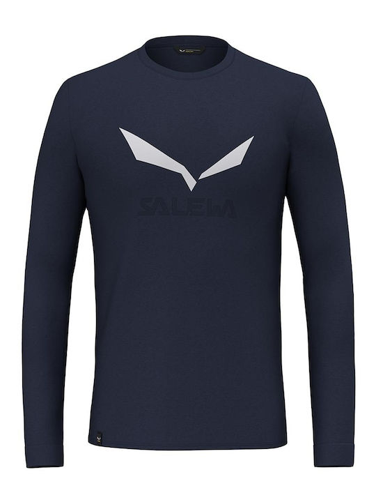 Salewa Solidlogo Dry’ton Αθλητικό T-shirt Μπλε