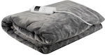 AT0010962 Semi Double Electric Blanket with Timer Gray 85W 130x180cm