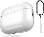 Tech-Protect Flexair Plastic Case with Keychain Transparent for Apple AirPods Pro
