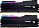 G.Skill Trident Z5 RGB 32ГБ DDR5 RAM с 2 модула (2x16GB) и Скорост 7200 за Настолен компютър