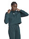 Adidas Adicolor Essentials Cropped Hanorac pentru Femei Cu glugă Verde