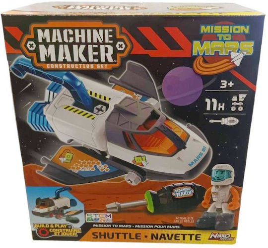 Nikko Plastic Construction Toy Shuttle Navette for Children 3+ years+ Years