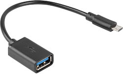 Lanberg AD-OTG-UM-01 micro USB male σε USB-A female