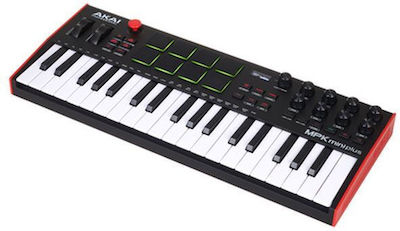 Akai Midi Controller MPK mini Plus with 37 Keyboard Black