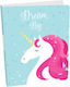 Next Clipboard with 2 Rings 4/32 for Paper A4 Multicolour Unicorn 4pcs
