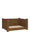 vidaXL Sofa Dog Bed Honey 55.5x45.5cm