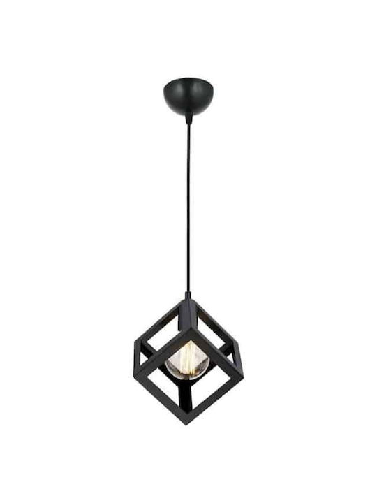 Pendant Light Single-Light for Socket E27 Black